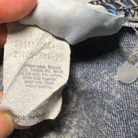 Vintage 80’s Levis Stretch Waist Mom Jeans Maternity side adjusting buttons 12 - Picture 12 of 15